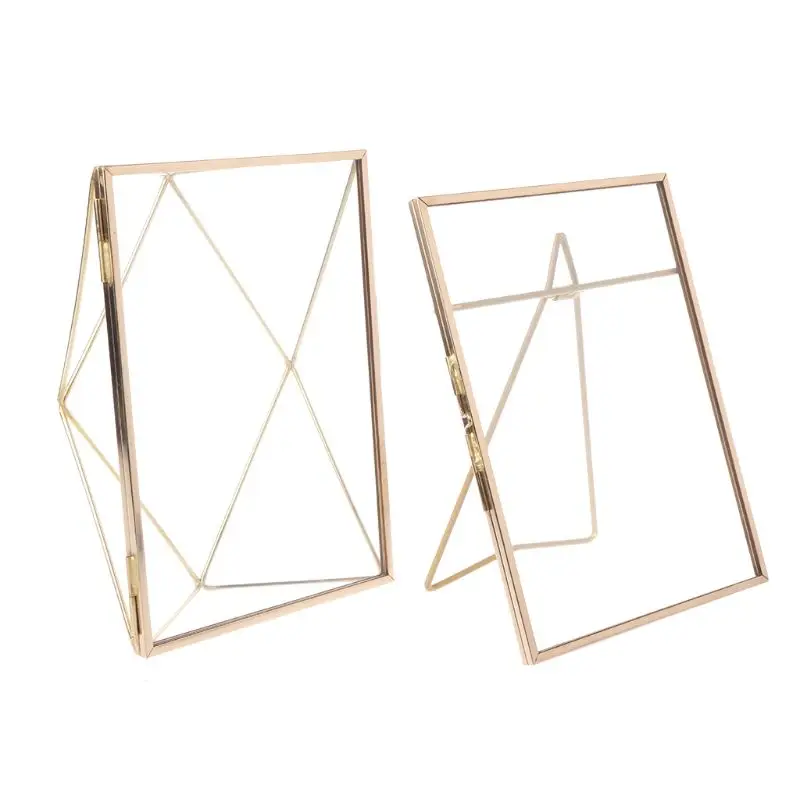 Retro Geometric Copper Frame Bracket Glass Photo Frame Wedding Photo Decoration Specimen Clip Dry Flower Picture Clip
Retro Geometric Copper Frame Bracket Glass Photo Frame Wedding Photo Decoration Specimen Clip Dry Flower Picture Clip