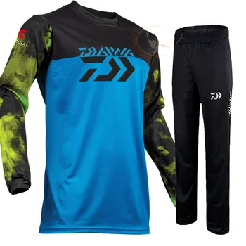 2019 DAIWA Fishing Clothing Sets Men Breathable UPF 50+ UV Protection Outdoor Sportswear Suit Summer Fishing Shirt Pants
2019 DAIWA Fishing Clothing Sets Men Breathable UPF 50+ UV Protection Outdoor Sportswear Suit Summer Fishing Shirt Pants