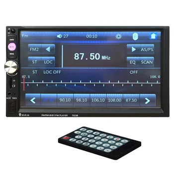 Foval 7023B 2 Din Car MP4/MP5 Player 7 Inch Touch Screen TFT Media Radio Bluetooth MP5 Player Rear View Camera Input
Foval 7023B 2 Din Car MP4/MP5 Player 7 Inch Touch Screen TFT Media Radio Bluetooth MP5 Player Rear View Camera Input