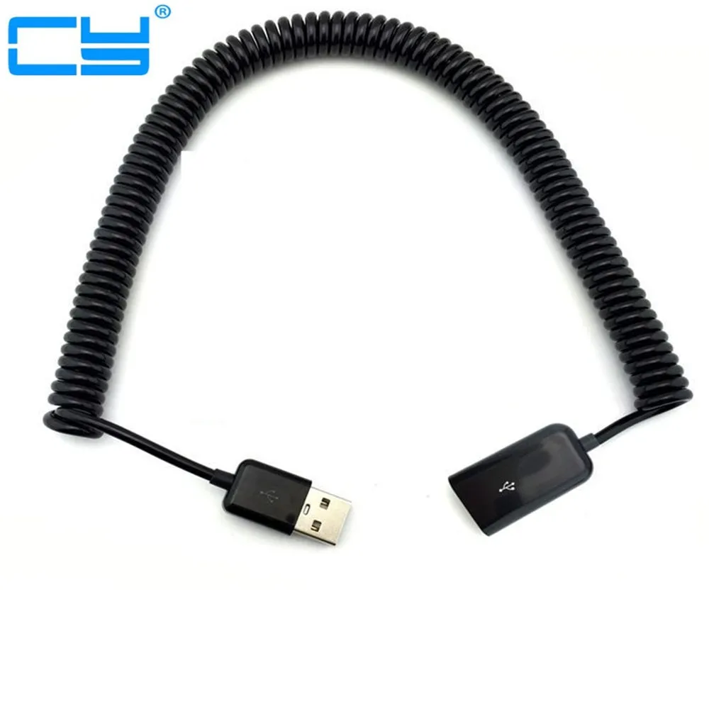 3M/10FT elbow Spring Coiled USB 2.0 Male to Female Data Sync Charger Extension Cable
3M/10FT elbow Spring Coiled USB 2.0 Male to Female Data Sync Charger Extension Cable