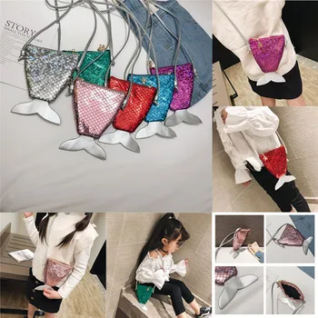 Girls Kids New Fashion Sparkling Mermaid Tail Paillette 6 Color Shoulder Bag Mini Crossbody Bag
Girls Kids New Fashion Sparkling Mermaid Tail Paillette 6 Color Shoulder Bag Mini Crossbody Bag