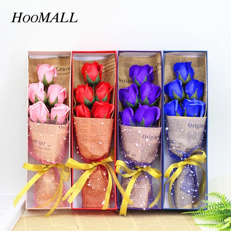 Hoomall 5Pcs/set Wedding Decoration Fake Flowers Home DIY Wreath Valentines Day Gift Soap Rose Artificial Flowers With Gift Box
Hoomall 5Pcs/set Wedding Decoration Fake Flowers Home DIY Wreath Valentines Day Gift Soap Rose Artificial Flowers With Gift Box