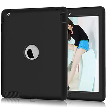 iPad 2 Case iPad 3 Case iPad 4 Case Dual Layer Protective Case Cover for 9.7" iPad 2nd/3rd/4th Generation - Red/Black
iPad 2 Case iPad 3 Case iPad 4 Case Dual Layer Protective Case Cover for 9.7" iPad 2nd/3rd/4th Generation - Red/Black