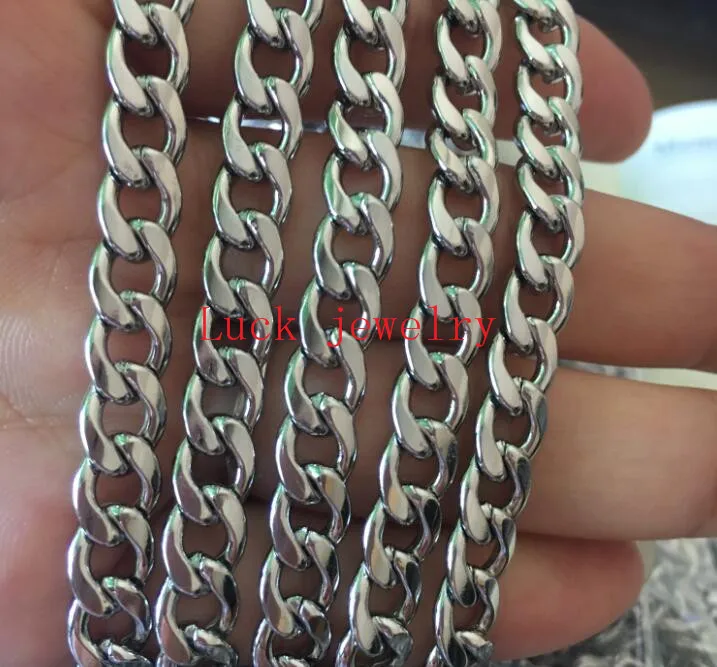 Lot 8 meter in bulk 4mm/6mm/7mm/8mm NK figaro Chain Stainless Steel Jewelry Finding Chain DIY Marking silver Fashion
Lot 8 meter in bulk 4mm/6mm/7mm/8mm NK figaro Chain Stainless Steel Jewelry Finding Chain DIY Marking silver Fashion