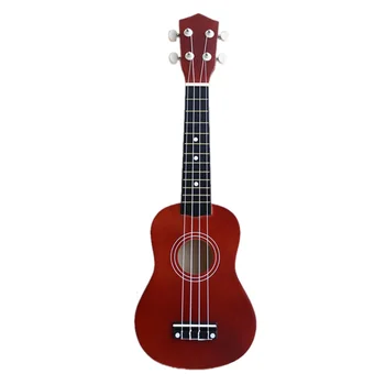 21 inch Soprano Ukulele 4 Strings Hawaiian Guitar Uke + String + Pick For Beginners kid Gift(Red brown)
21 inch Soprano Ukulele 4 Strings Hawaiian Guitar Uke + String + Pick For Beginners kid Gift(Red brown)