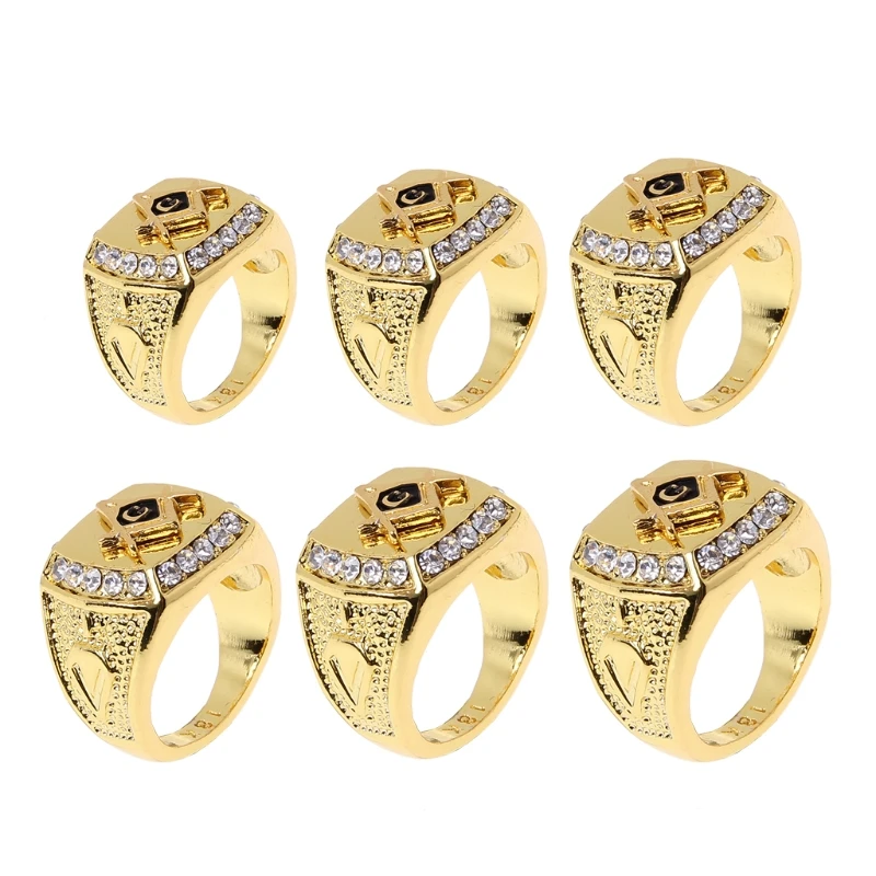 JAVRICK CZ Gold Tone Stainless Steel Masonic Rings Men Enamel Freemasonry Icon Size 8-13
JAVRICK CZ Gold Tone Stainless Steel Masonic Rings Men Enamel Freemasonry Icon Size 8-13