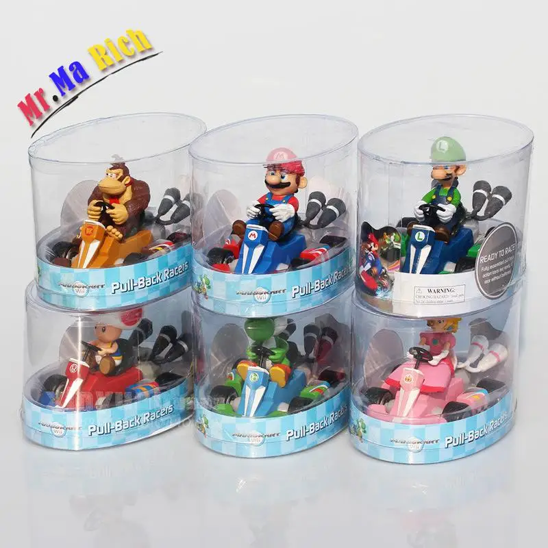 12.5*8*9 Centimetri Super Mario Kart Tirare Indietro Car Pvc Figure Giocattoli Con Scatola Regalo Per I Bambini
12.5*8*9 Centimetri Super Mario Kart Tirare Indietro Car Pvc Figure Giocattoli Con Scatola Regalo Per I Bambini
