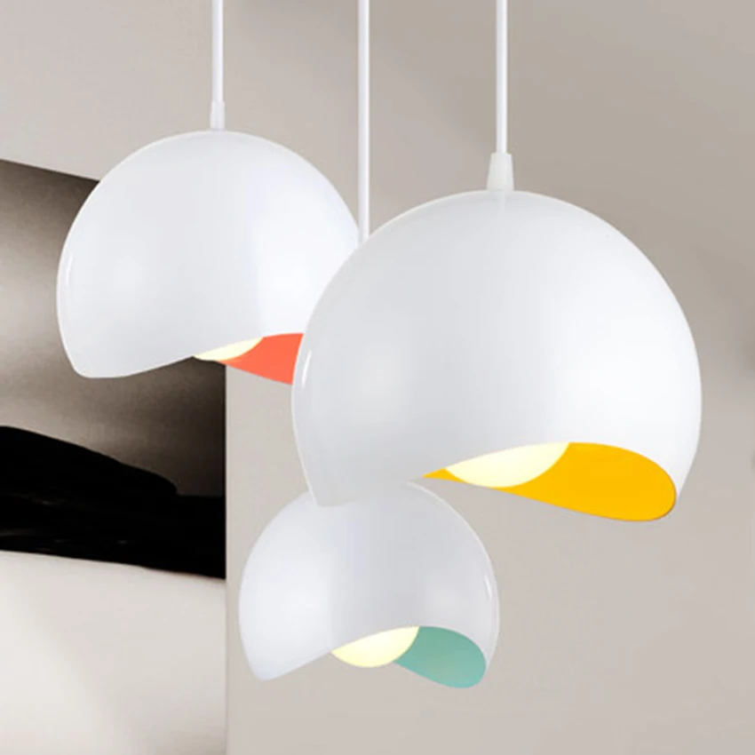 Modern LED Pendant Light Fixtures Semicircular Color Macaron Aluminum Pendant Lamp Living Room Restaurant Hanging Lamp Luminaire
Modern LED Pendant Light Fixtures Semicircular Color Macaron Aluminum Pendant Lamp Living Room Restaurant Hanging Lamp Luminaire