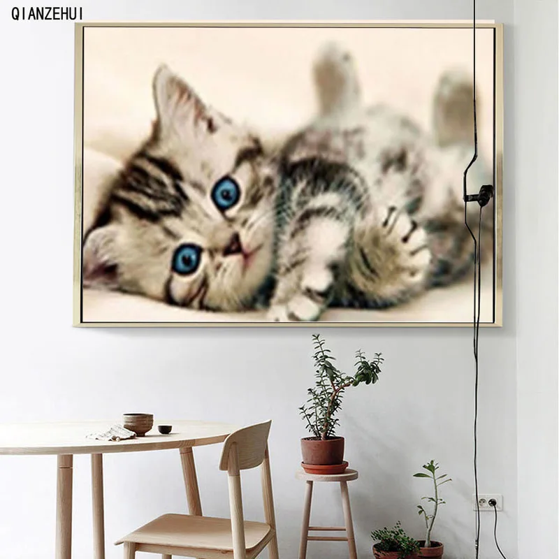 QIANZEHUI,DIY 5D Rhinestone plastic crafts diamond Lazy cat 2 diamond painting cross stitch full diamond embroidery
QIANZEHUI,DIY 5D Rhinestone plastic crafts diamond Lazy cat 2 diamond painting cross stitch full diamond embroidery