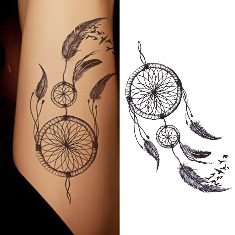 1 Sheet Hot Sale Fashion Waterproof Dreamcatcher Temporary Fake Tattoo Body Art Sticker Decals Waist Art Tatto Sticker Women
1 Sheet Hot Sale Fashion Waterproof Dreamcatcher Temporary Fake Tattoo Body Art Sticker Decals Waist Art Tatto Sticker Women