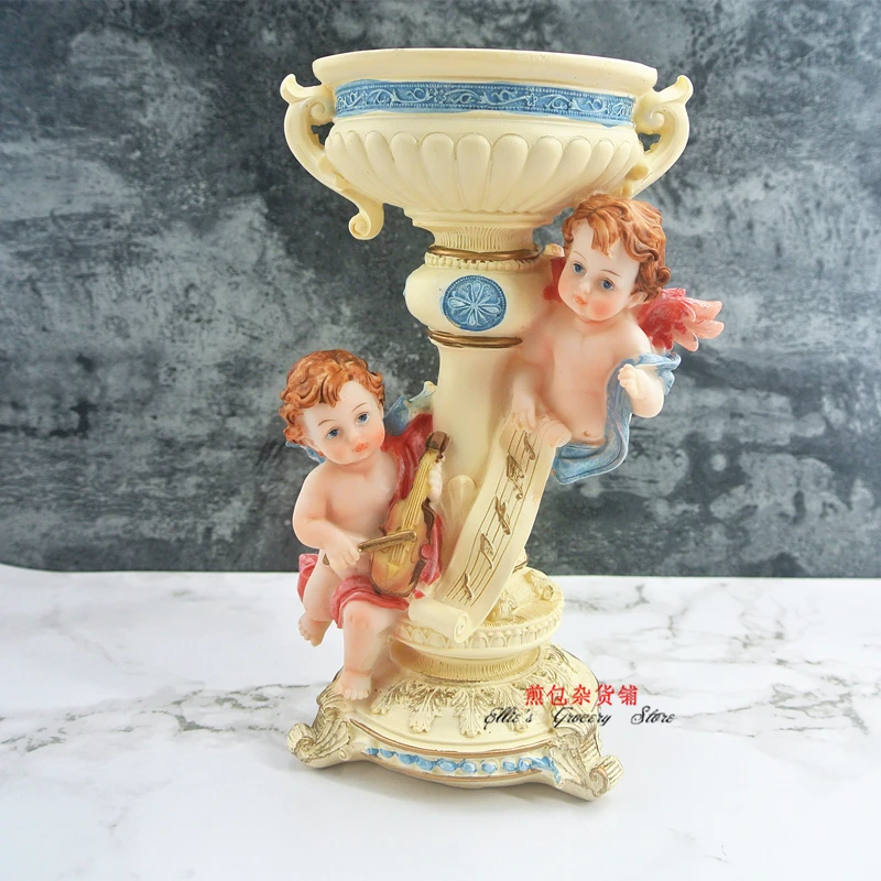Angel candlestick villa soft wedding decoration birthday gifts flower basket resin handicraft wholesale factory outle
Angel candlestick villa soft wedding decoration birthday gifts flower basket resin handicraft wholesale factory outle