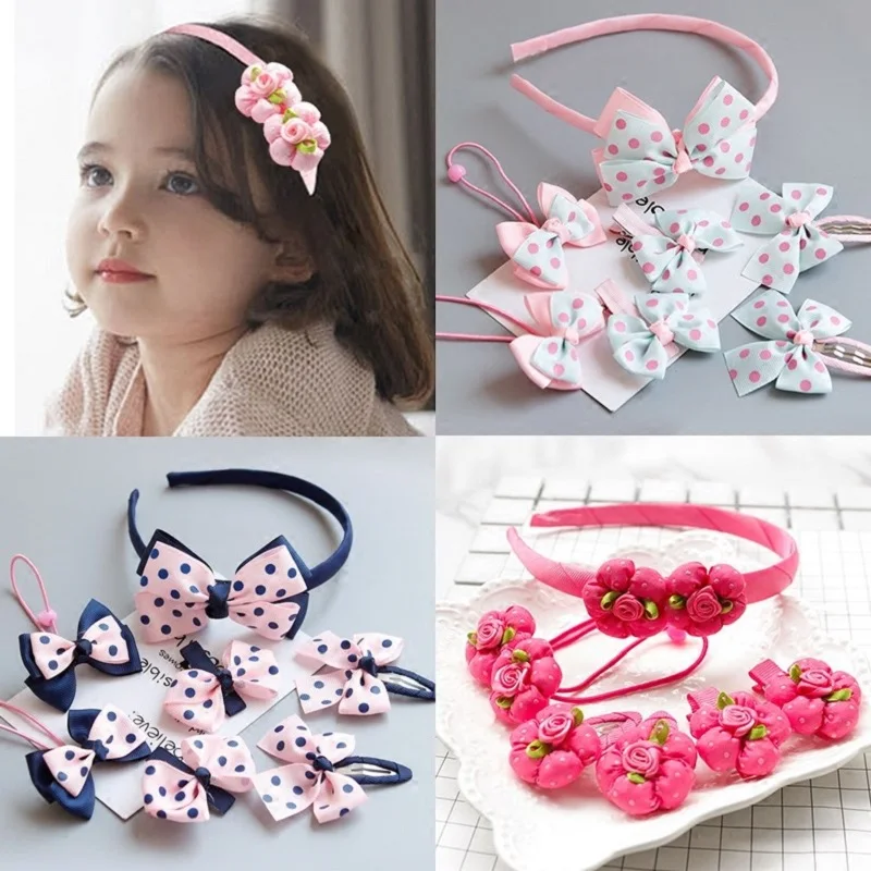 7pcs/set Simple Children Accessories Hairpins Barrettes Girl Fabric Bow Flower Headband Student Hairbands Kids Clips Set
7pcs/set Simple Children Accessories Hairpins Barrettes Girl Fabric Bow Flower Headband Student Hairbands Kids Clips Set