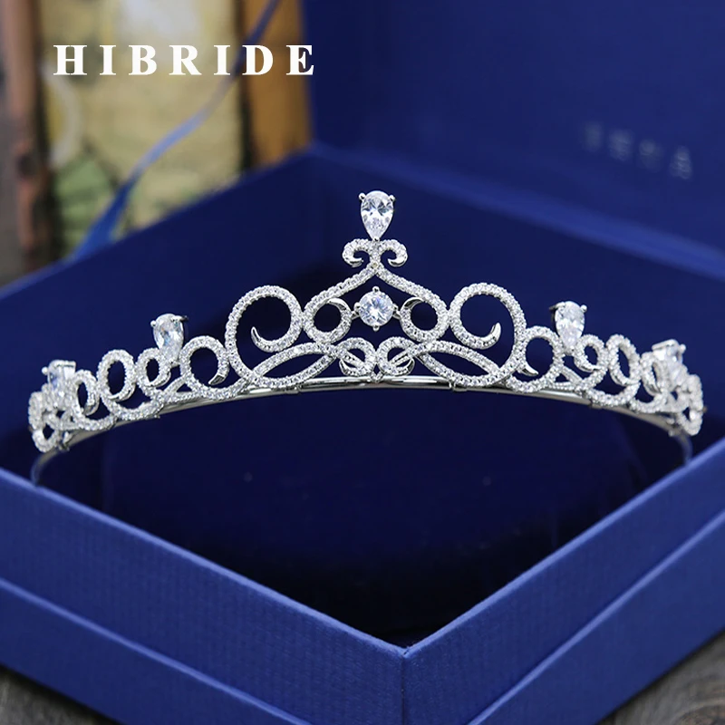 HIBRIDE New Crystal Tiaras Crown Women Bridal Gifts Headband Hair Accessories Fashion Jewelry C-18
HIBRIDE New Crystal Tiaras Crown Women Bridal Gifts Headband Hair Accessories Fashion Jewelry C-18