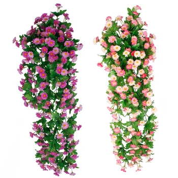 2X Artificial Hanging Daisy Vines Blooming Floral Home Door Window Garden Fence Decor & Wedding Party Decoration
2X Artificial Hanging Daisy Vines Blooming Floral Home Door Window Garden Fence Decor & Wedding Party Decoration
