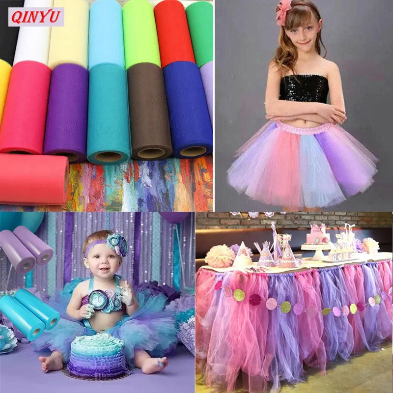 Tulle Roll 15cmx22m Tutu Fabric Spool Diy Party Birthday Gift Wrap Wedding Decoration Party Favors Supplies Tulle Fabric 6Z
Tulle Roll 15cmx22m Tutu Fabric Spool Diy Party Birthday Gift Wrap Wedding Decoration Party Favors Supplies Tulle Fabric 6Z