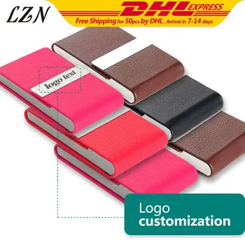 LZN Newest Design Stainless Steel Card Holders Wallet Men's Business Visiting Name ID Card Holder Free Personalized Logo/Text
LZN Newest Design Stainless Steel Card Holders Wallet Men's Business Visiting Name ID Card Holder Free Personalized Logo/Text
