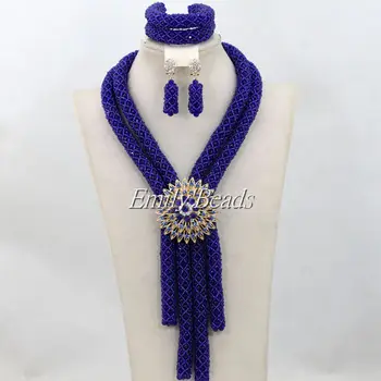 2016 Graceful Dubai Wedding African Beads Royal Blue Crystal Necklace Nigerian Party Beads Wedding Gift Free Shipping AIJ609
2016 Graceful Dubai Wedding African Beads Royal Blue Crystal Necklace Nigerian Party Beads Wedding Gift Free Shipping AIJ609