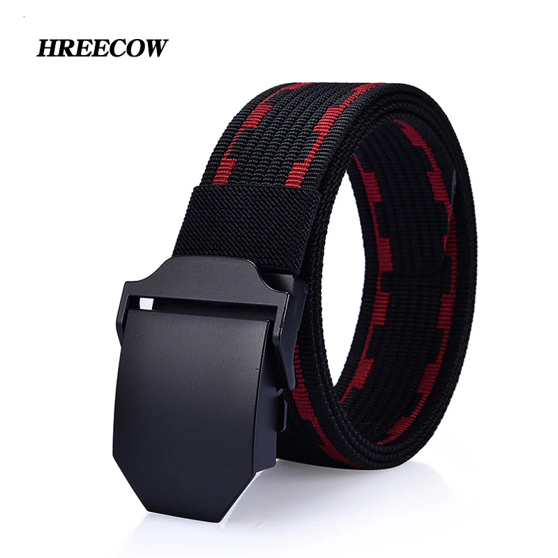 New Style Automatic Buckle Men's Canvas Belt Metal Buckle Tactics Woven Belts Casual Pants Belts Breathable For Jeans
New Style Automatic Buckle Men's Canvas Belt Metal Buckle Tactics Woven Belts Casual Pants Belts Breathable For Jeans