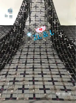 2019 new sequined plaid embroidery French mesh ZLL-1307 African Nigeria lace fabric wedding dress women's fabric
2019 new sequined plaid embroidery French mesh ZLL-1307 African Nigeria lace fabric wedding dress women's fabric