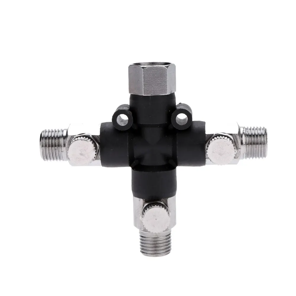 3-Way Airbrush Air Hose Splitter Manifold Airbrush Accessories Multi Use aerografo Airbrush Fittings 1/8" with Adjust Knob Valve
3-Way Airbrush Air Hose Splitter Manifold Airbrush Accessories Multi Use aerografo Airbrush Fittings 1/8" with Adjust Knob Valve