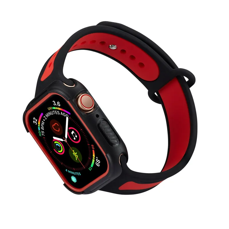 Sport style watch case for Apple watch series 4 watch shell protecive cover (25)