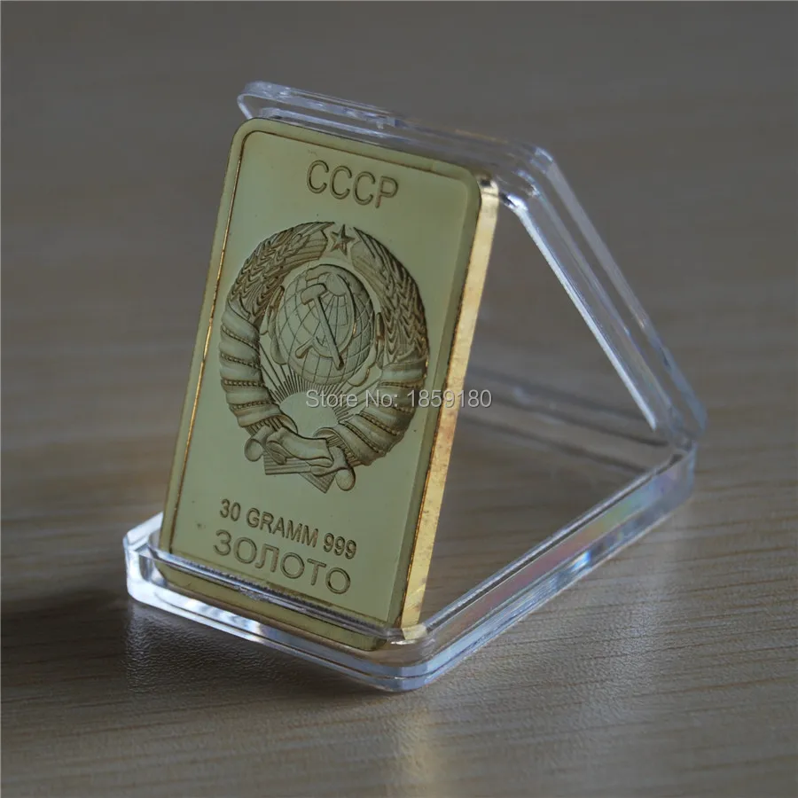 24k CCCP Soviet Russian Federation USSR Gold Plated Bar Kremlin Stalin Free shipping
24k CCCP Soviet Russian Federation USSR Gold Plated Bar Kremlin Stalin Free shipping