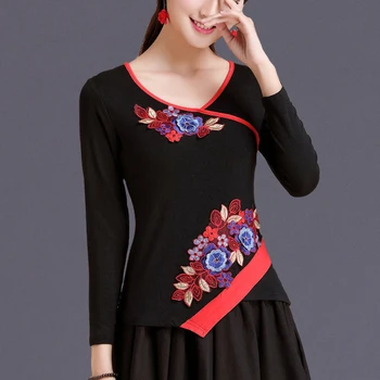 Tshirts Cotton Women Large Size Embroidery T Shirt V Neck Vegan Black Casual Laids 4XL Plus size Tees Top
Tshirts Cotton Women Large Size Embroidery T Shirt V Neck Vegan Black Casual Laids 4XL Plus size Tees Top