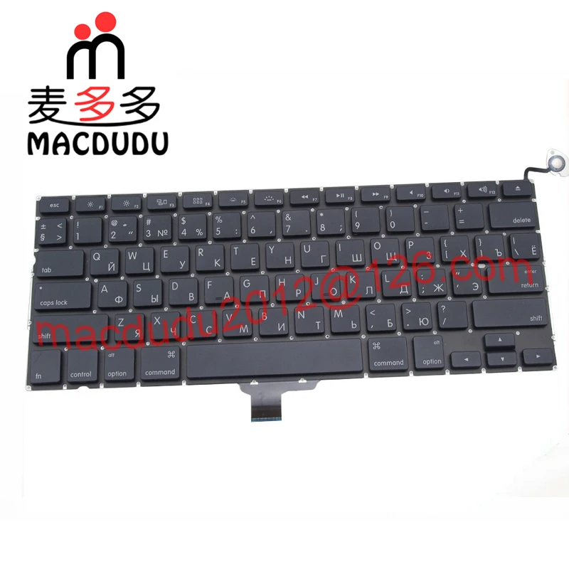Новая русская клавиатура для ноутбука 2009-2012 Macbook Pro A1278 Small enter MC700 MC724 MD313 MD314 RU