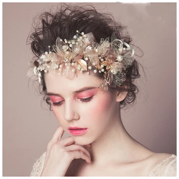 1Pc 2017 New Design Elegant Fashion Bridal Wedding Rhinestone Imitate Pearl Beads Headband Hair Jewelry Parting Headpiece Silk
1Pc 2017 New Design Elegant Fashion Bridal Wedding Rhinestone Imitate Pearl Beads Headband Hair Jewelry Parting Headpiece Silk