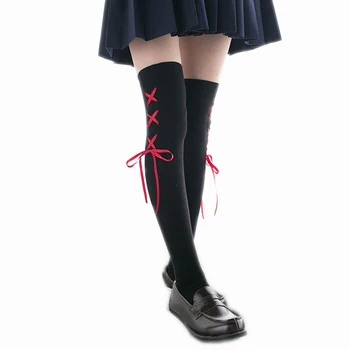 Japanese Harajuku Knee High Stockings Women Lace Up Cute Stockings 2019 New Tight Lolita Style Stockings Female
Japanese Harajuku Knee High Stockings Women Lace Up Cute Stockings 2019 New Tight Lolita Style Stockings Female