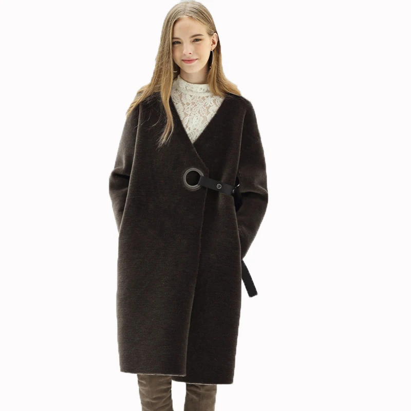 Korean 100% Wool Coat Winter Jacket Women Clothes 2018 Real Fur Coat Vintage Manteau Femme Hiver Long Coats PU Leather ZT1296
Korean 100% Wool Coat Winter Jacket Women Clothes 2018 Real Fur Coat Vintage Manteau Femme Hiver Long Coats PU Leather ZT1296
