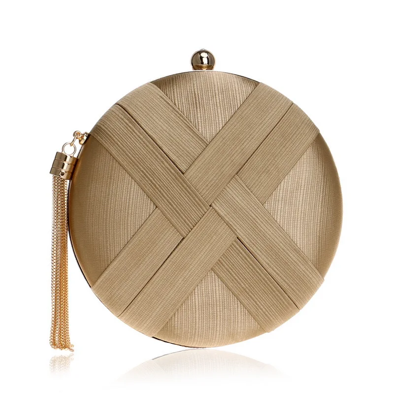 New Metal Tassel Lady Clutch Bag With Chain Shoulder Handbags Women Classical Style Round Small Purse Day Evening Clutch Bags
New Metal Tassel Lady Clutch Bag With Chain Shoulder Handbags Women Classical Style Round Small Purse Day Evening Clutch Bags
