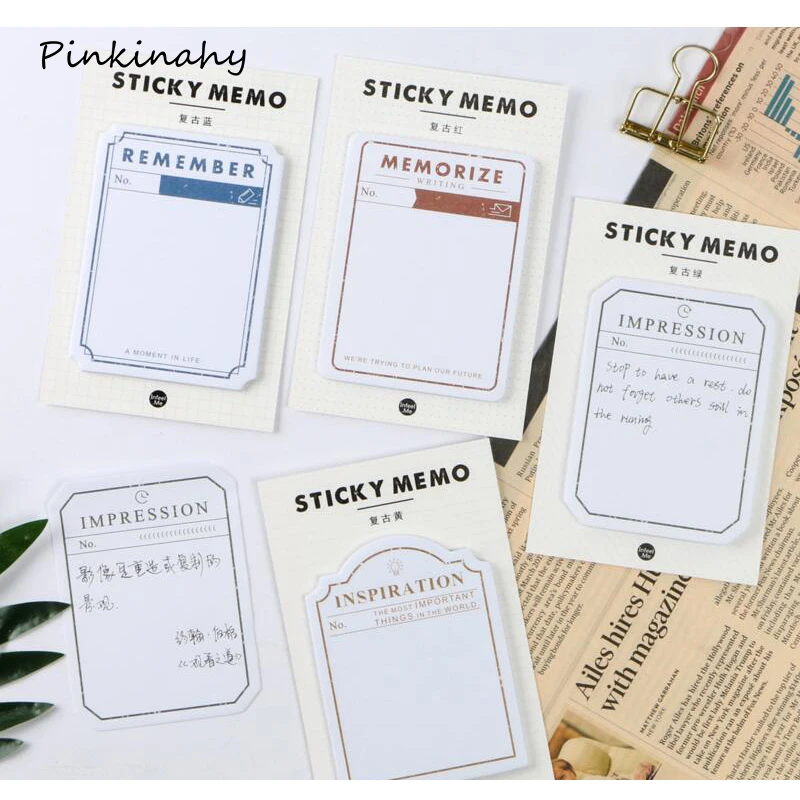 Vintage series weekly plan Sticky Notes Memo Pad stationery School Supplies Planner Stickers Paper Bookmarks
Vintage series weekly plan Sticky Notes Memo Pad stationery School Supplies Planner Stickers Paper Bookmarks