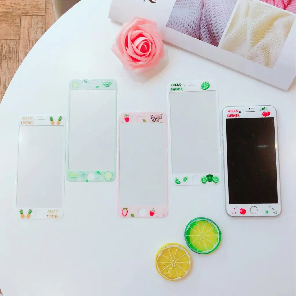 3D Edge Tempered Glass For iPhone 7 8 6 6s Plus Screen Protector Full Cover Protection Film Fruit Strawberry Lemon Pattern
3D Edge Tempered Glass For iPhone 7 8 6 6s Plus Screen Protector Full Cover Protection Film Fruit Strawberry Lemon Pattern