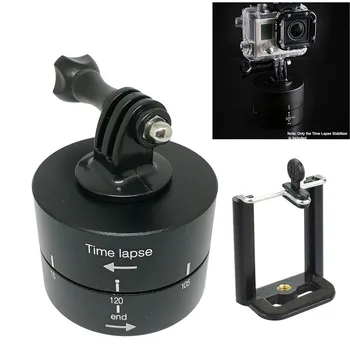 60 / 120 Munites 360 Degree Panning Rotating Time Lapse For DSRL Gopro Hero 6 5 4 3 3+ Xiaomi Yi Action Camera accessories
60 / 120 Munites 360 Degree Panning Rotating Time Lapse For DSRL Gopro Hero 6 5 4 3 3+ Xiaomi Yi Action Camera accessories