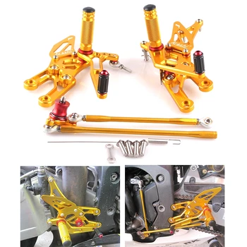 CNC Aluminum Adjustable Rearset Foot Pegs For Honda CBR600RR 2003-2006 CBR1000RR 2004-2007 Gold
CNC Aluminum Adjustable Rearset Foot Pegs For Honda CBR600RR 2003-2006 CBR1000RR 2004-2007 Gold