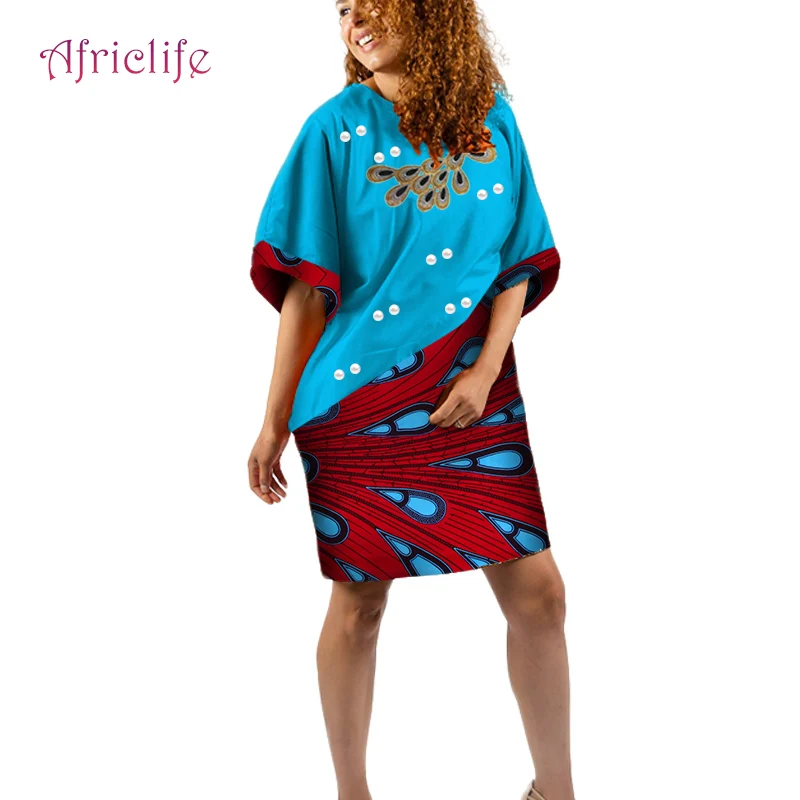 African Clothes for Women Dress T Shirt Women O-Neck Cotton Casual Dashiki Dresses Loose Half Sleeve Knee-length Dress WY4144
African Clothes for Women Dress T Shirt Women O-Neck Cotton Casual Dashiki Dresses Loose Half Sleeve Knee-length Dress WY4144