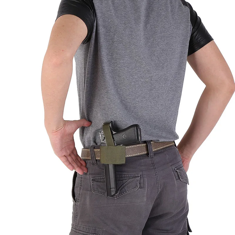 Tactical Universal Gun Holster Patch Modular Pistol Holster Combat Airsoft Simple Hook & Loop Pistol Holster
Tactical Universal Gun Holster Patch Modular Pistol Holster Combat Airsoft Simple Hook & Loop Pistol Holster