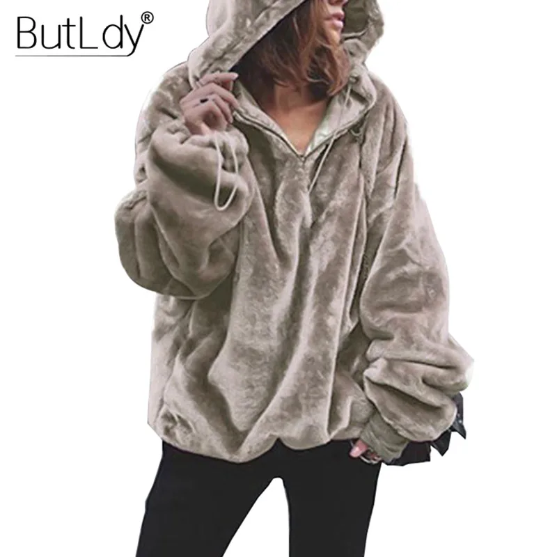 Solid Flannel Women Long Sleeve Sweatshirt Fashion Oversized Hoodie Autumn Winter 2018 Women Pullover Coat Hoodies Sweatshirts
Solid Flannel Women Long Sleeve Sweatshirt Fashion Oversized Hoodie Autumn Winter 2018 Women Pullover Coat Hoodies Sweatshirts