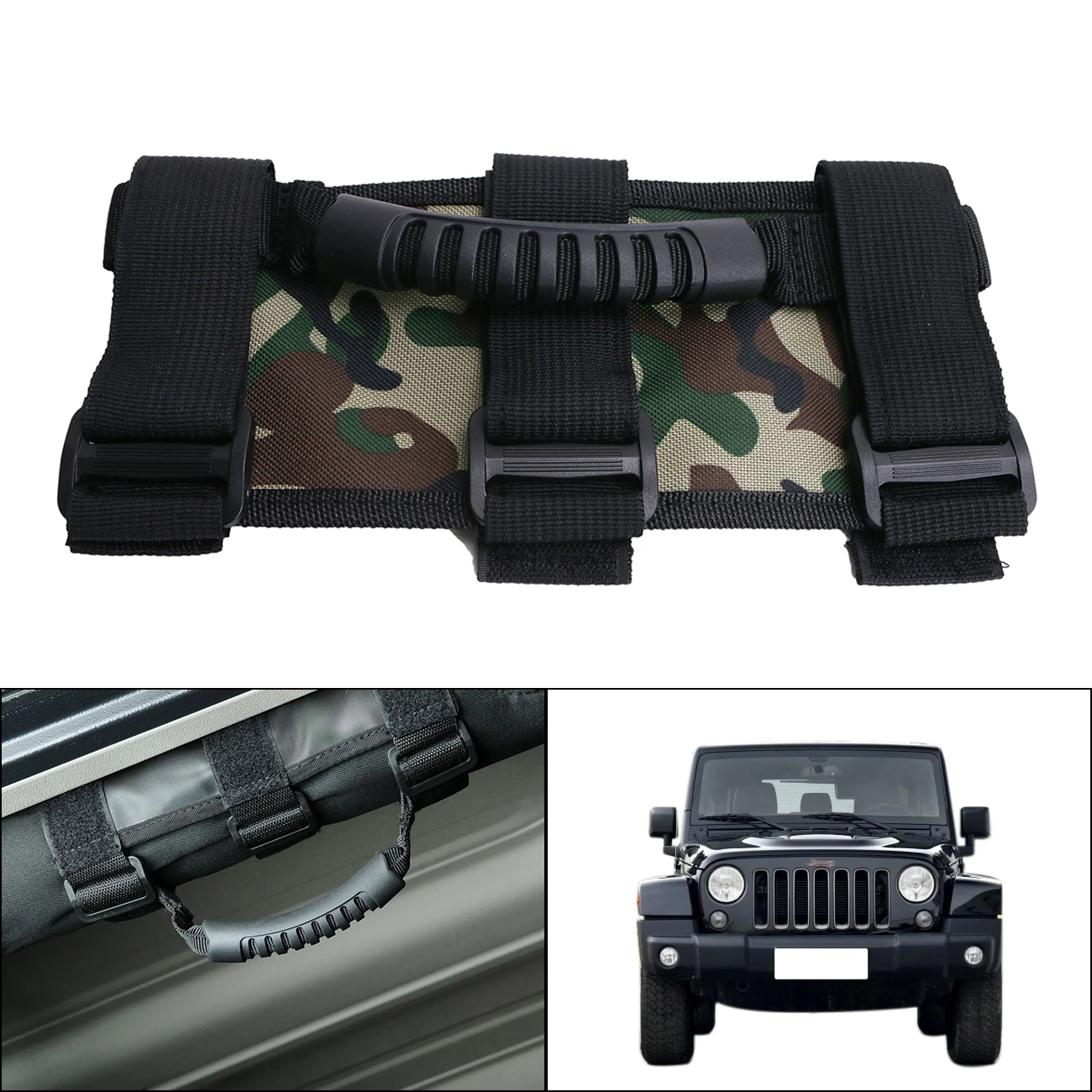Camo Adjustable Triple Strap Seat Roof Board Racing Roll Bar Grab Handles Handgrip For Jeep Wrangler YJ TJ JK 1987-2016 #CE040
Camo Adjustable Triple Strap Seat Roof Board Racing Roll Bar Grab Handles Handgrip For Jeep Wrangler YJ TJ JK 1987-2016 #CE040