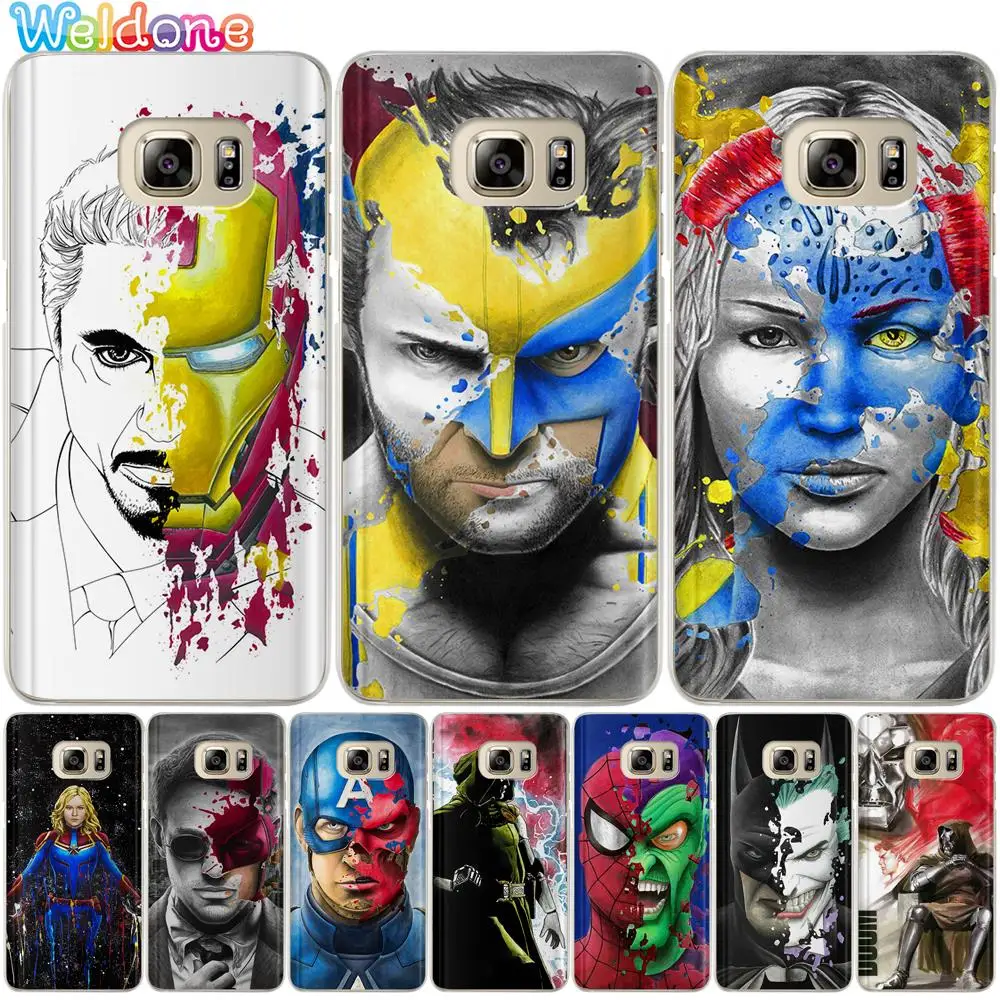 Avengers Spider Iron Man Daredevil X-Men Phone Case For Samsung S10 Lite S9 S8 Plus S7 S6 Edge J310 J330F J530F case cover Etui
Avengers Spider Iron Man Daredevil X-Men Phone Case For Samsung S10 Lite S9 S8 Plus S7 S6 Edge J310 J330F J530F case cover Etui