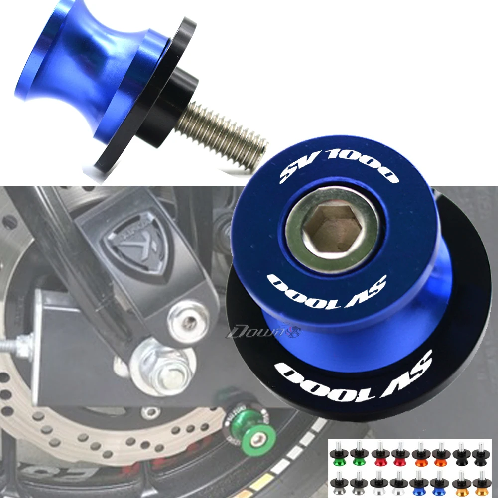 M8 For Suzuki SV1000/S SV-1000 2003-2007 Motorcycle CNC Frame Stands Screws sliders Swingarm Spools Slider Modified
M8 For Suzuki SV1000/S SV-1000 2003-2007 Motorcycle CNC Frame Stands Screws sliders Swingarm Spools Slider Modified
