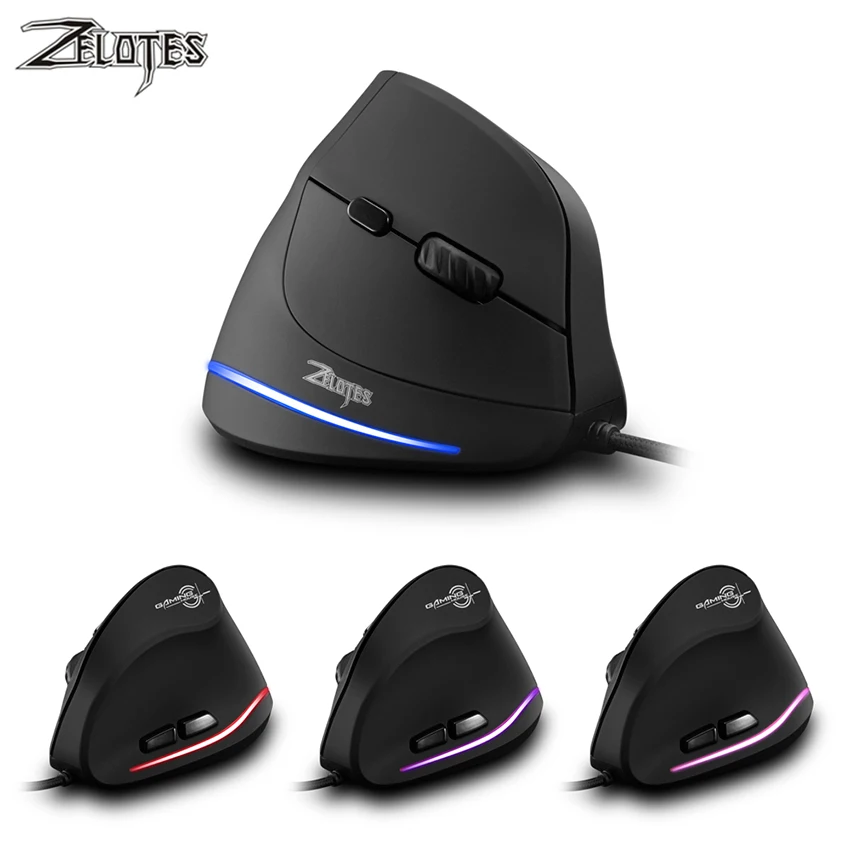 ZELOTES T20 Gaming mouse 6 Buttons 3200 DPI Ergonomics Vertical Optical Right Wired mice Game USB mouse For PC Laptop Notebook
ZELOTES T20 Gaming mouse 6 Buttons 3200 DPI Ergonomics Vertical Optical Right Wired mice Game USB mouse For PC Laptop Notebook