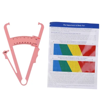 Body Fat Caliper Body Fat Tester Skinfold Measurement Tape with Measurement Chart Outdoor Fitness Equipment
Body Fat Caliper Body Fat Tester Skinfold Measurement Tape with Measurement Chart Outdoor Fitness Equipment