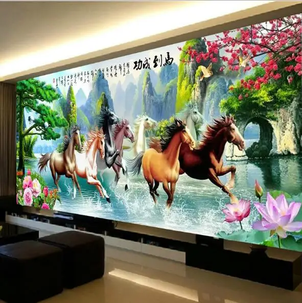 Needlework,DIY Cross stitch,Sets Full Embroidery kits,Big Size Running Horse Print Pattern Cross-Stitch Gift Wall Home Decro
Needlework,DIY Cross stitch,Sets Full Embroidery kits,Big Size Running Horse Print Pattern Cross-Stitch Gift Wall Home Decro