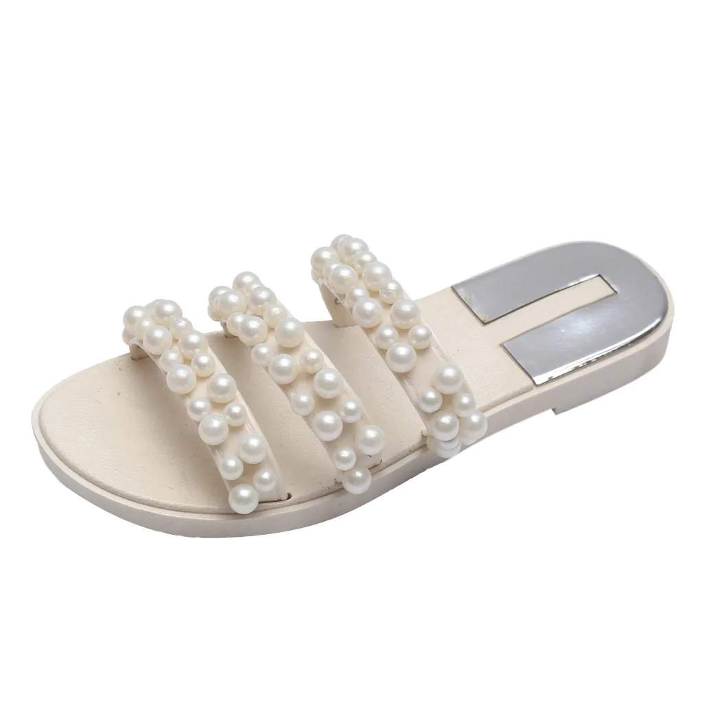 SAGACE Pearl Household Home Slippers Women's Crystal String Beaded Ladies PVC Outdoors Flats Bottom Beach Slippers Elegant Shoes
SAGACE Pearl Household Home Slippers Women's Crystal String Beaded Ladies PVC Outdoors Flats Bottom Beach Slippers Elegant Shoes