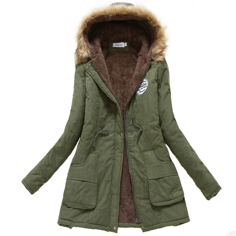 2019 women winter jacket hooded with fleece warm female coat fur collar 12 colors cotton padded outwear jaqueta feminino
2019 women winter jacket hooded with fleece warm female coat fur collar 12 colors cotton padded outwear jaqueta feminino