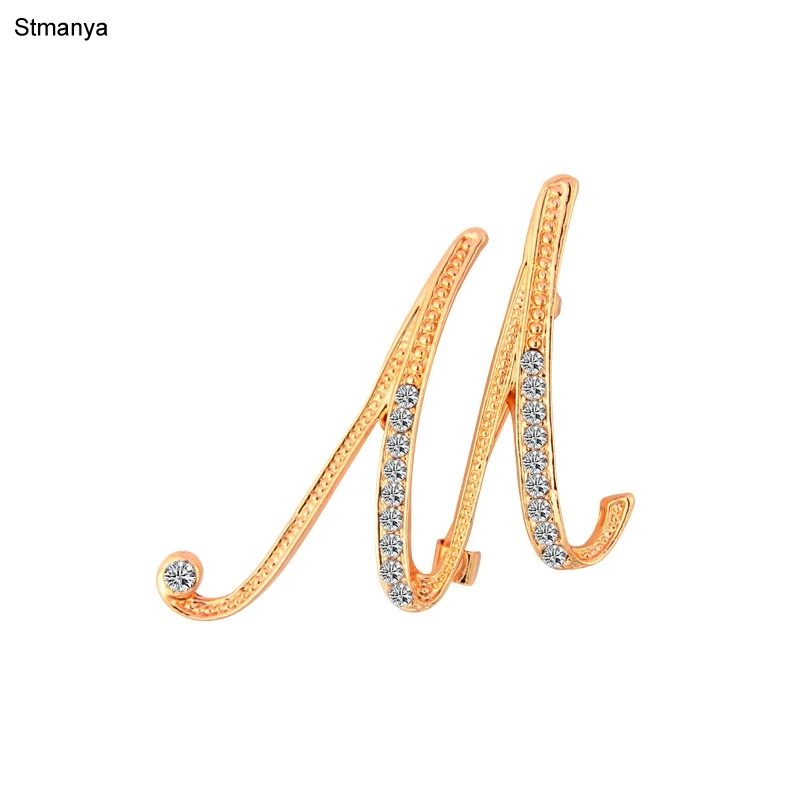 New Brand Brooches For Men DIY A-Z Letter Rhinestone Brooch Pins For Women Party Flower and Bag Brooches Jewelry H1306
New Brand Brooches For Men DIY A-Z Letter Rhinestone Brooch Pins For Women Party Flower and Bag Brooches Jewelry H1306