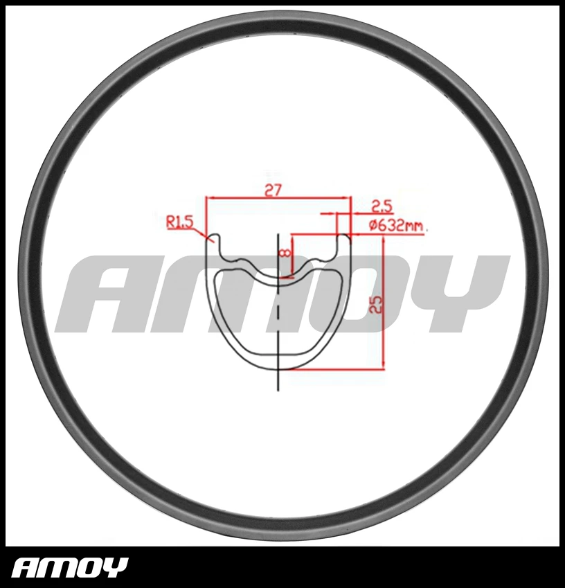29ER XC racing CLINCHER TUBELESS COMPATIBLE 25MM DEPTH 27MM WIDTH CARBON MTB RIMS
29ER XC racing CLINCHER TUBELESS COMPATIBLE 25MM DEPTH 27MM WIDTH CARBON MTB RIMS