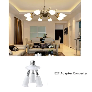 1/3/4/5 in 1 Light Socket Splitter E27 Adapter Converter Holder for Standard E27 LED Lamp Bulbs E27 lamp base Fireproof Holder
1/3/4/5 in 1 Light Socket Splitter E27 Adapter Converter Holder for Standard E27 LED Lamp Bulbs E27 lamp base Fireproof Holder